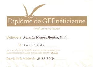 GERnétic osvědčení o odbornosti v oblasti produktů